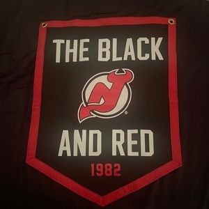 NJ Devil exclusive Season Ticket Holder Oxford Pennant Banner